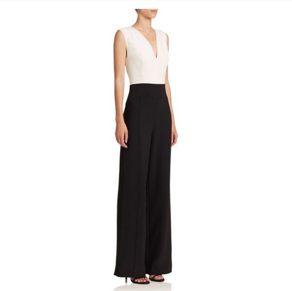 Narciso Rodriguez Silk Wide Leg Jumpsuit